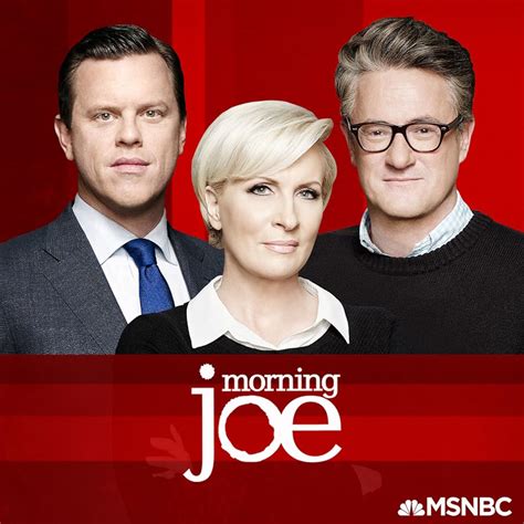 Morning joe today - Aug 7, 2023 · Republicans should be standing up to former President Trump's threats against federal prosecutors but they aren't and they're undermining the U.S. judicial system, argues Joe Scarborough. Aug. 7 ...